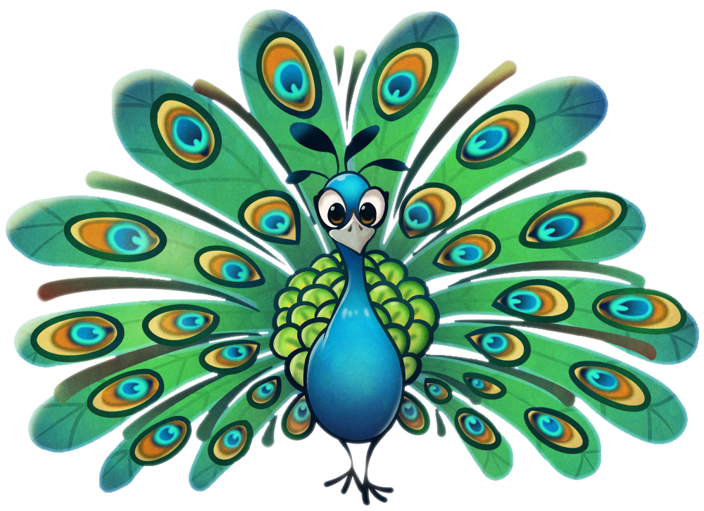 Peacock Free PNG Clip Art