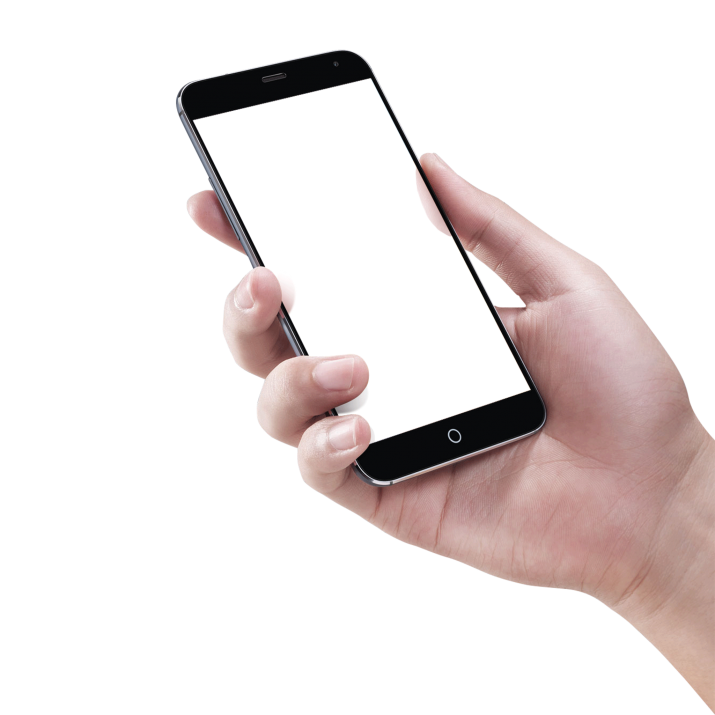 Phone in Hand Clip Art Transparent PNG