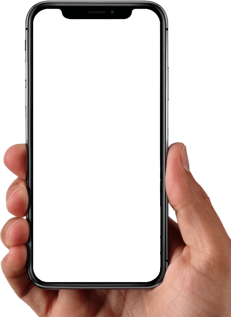 Phone in Hand Download Free PNG Clip Art