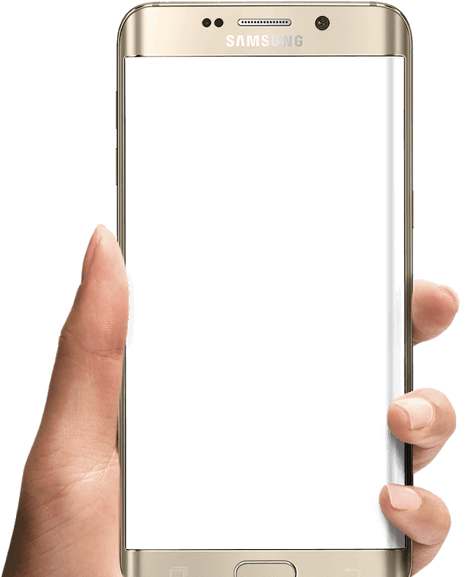 Phone in Hand Free PNG Clip Art