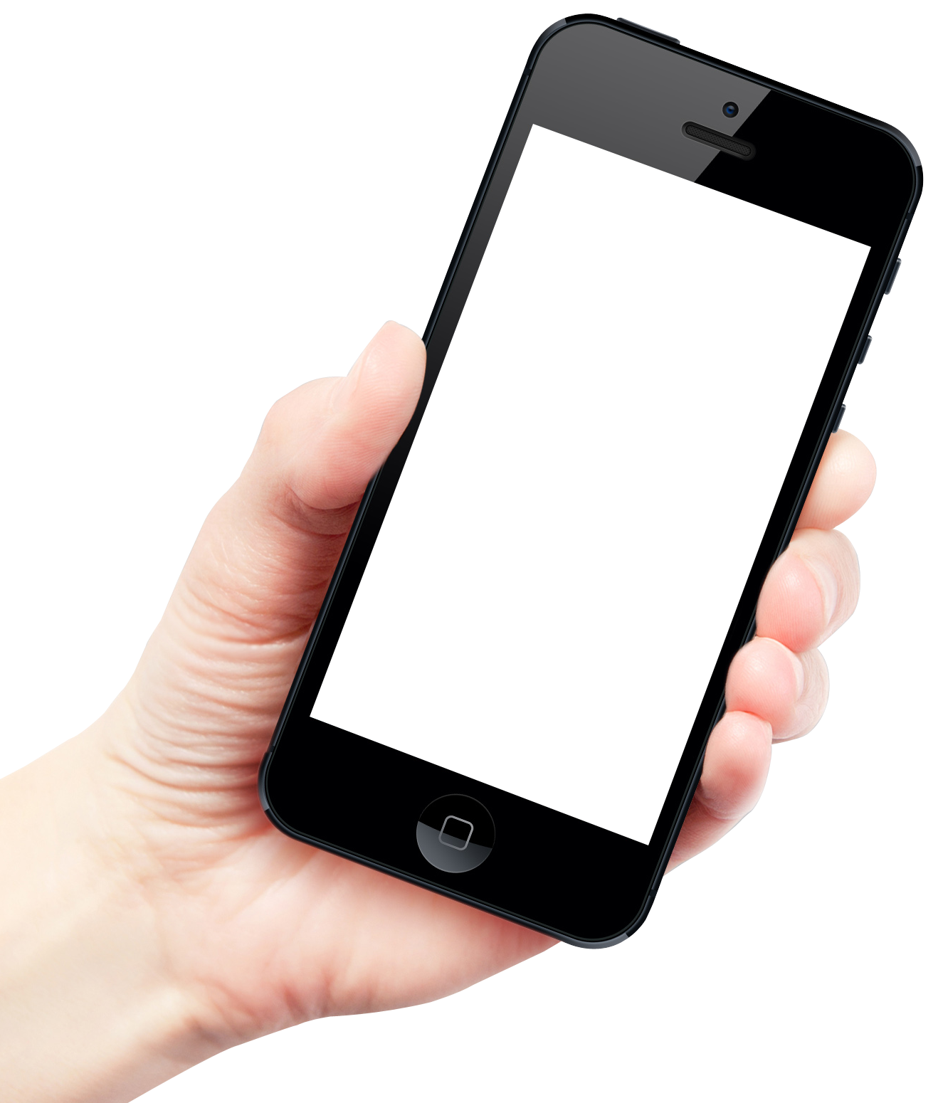 Phone in Hand PNG Clipart Background HD