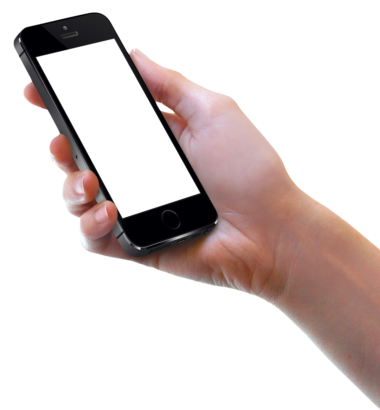 Phone in Hand PNG HD Free File Download