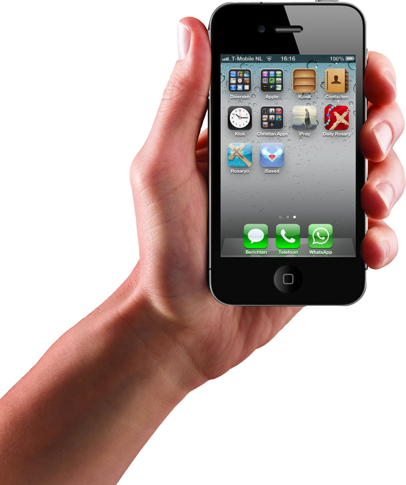 Phone in Hand PNG Images HD