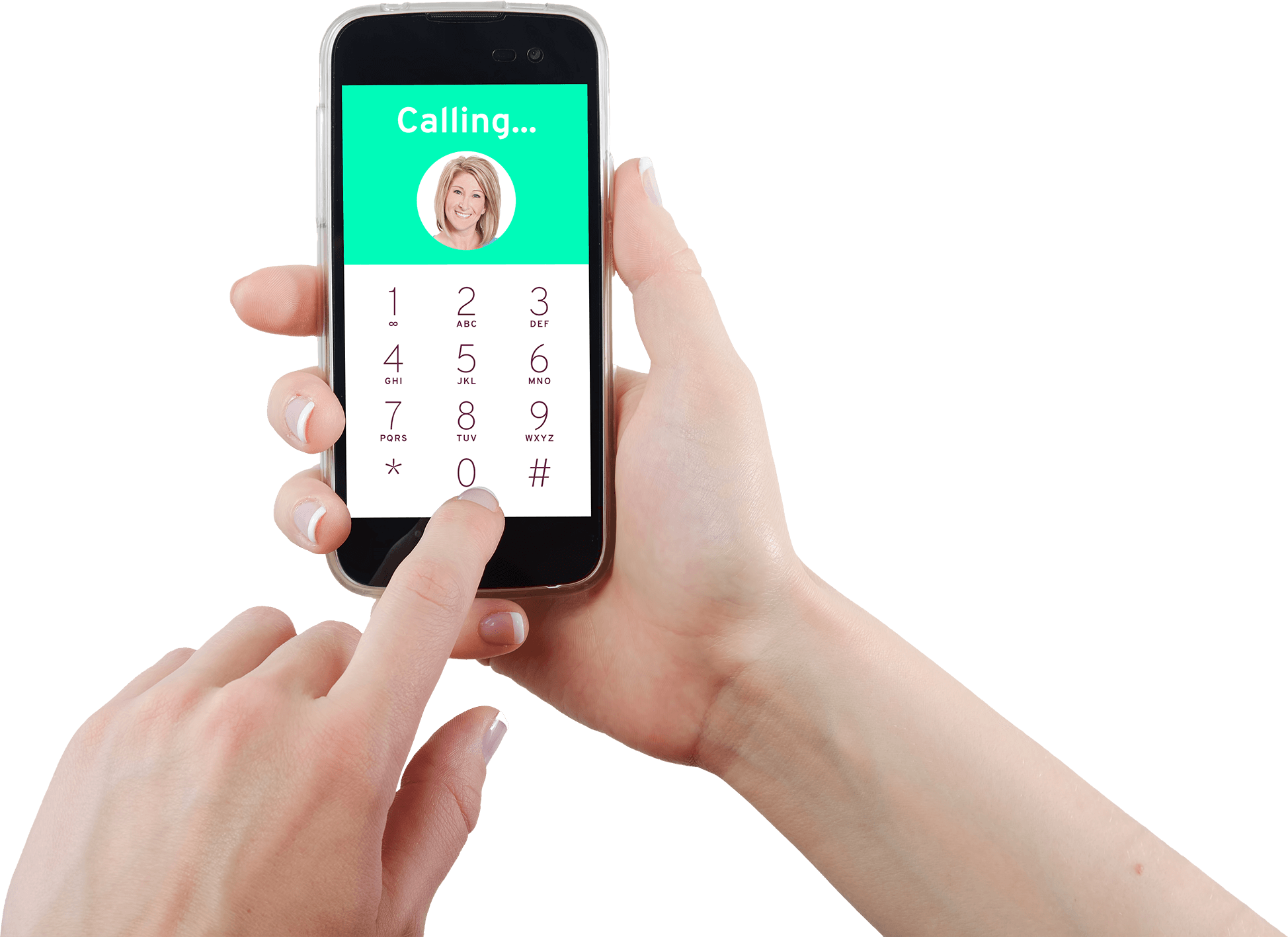 Phone in Hand Transparent Free PNG