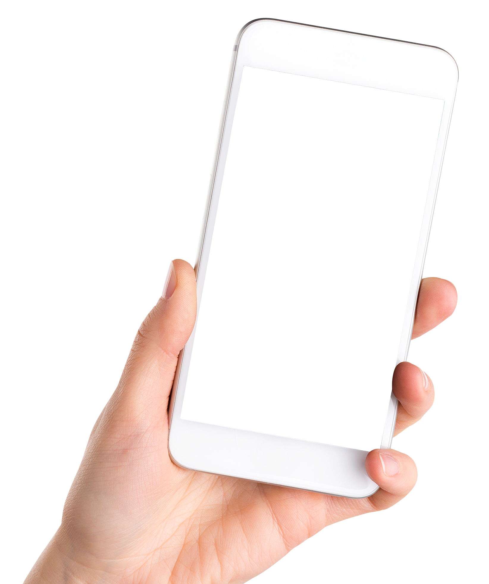 Phone in Hand Transparent Image