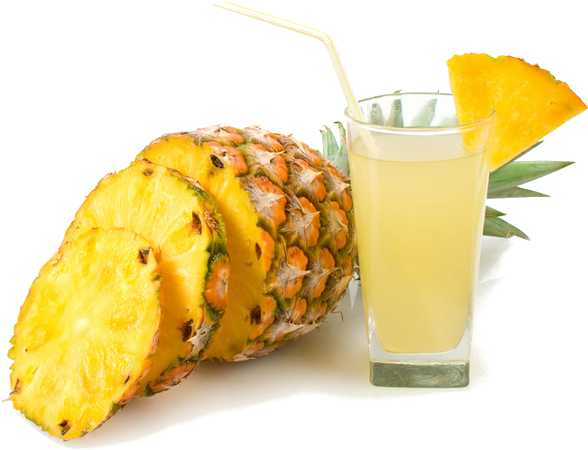 Pineapple Juice Background PNG Image
