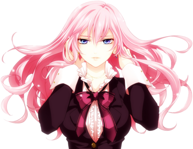 Pink Hair Anime Girl PNG HD Quality