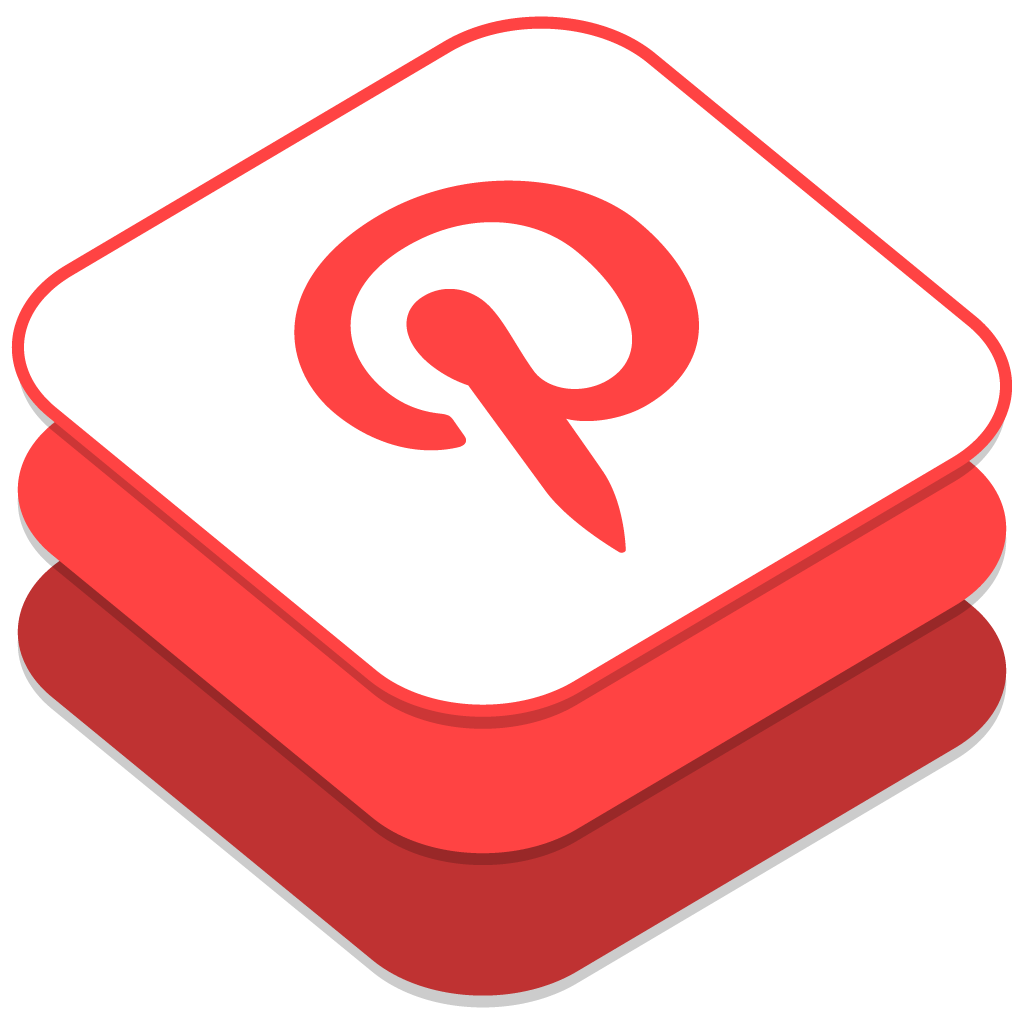 Pinterest Logo Background PNG Clip Art