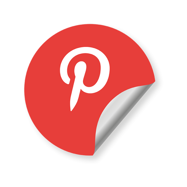 Pinterest شعار ملف تعريف شفافة