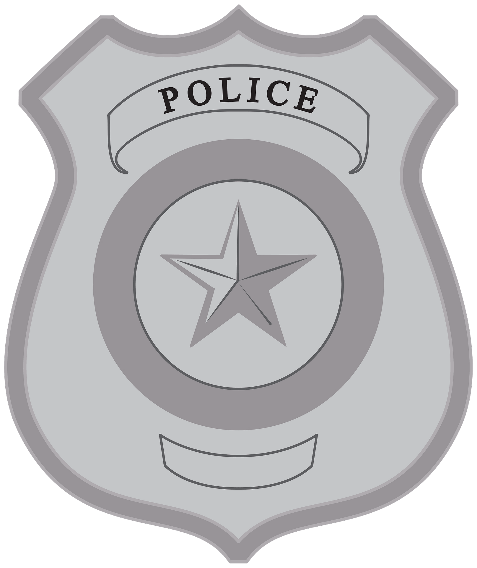 Police Badge Transparent Clip Art PNG