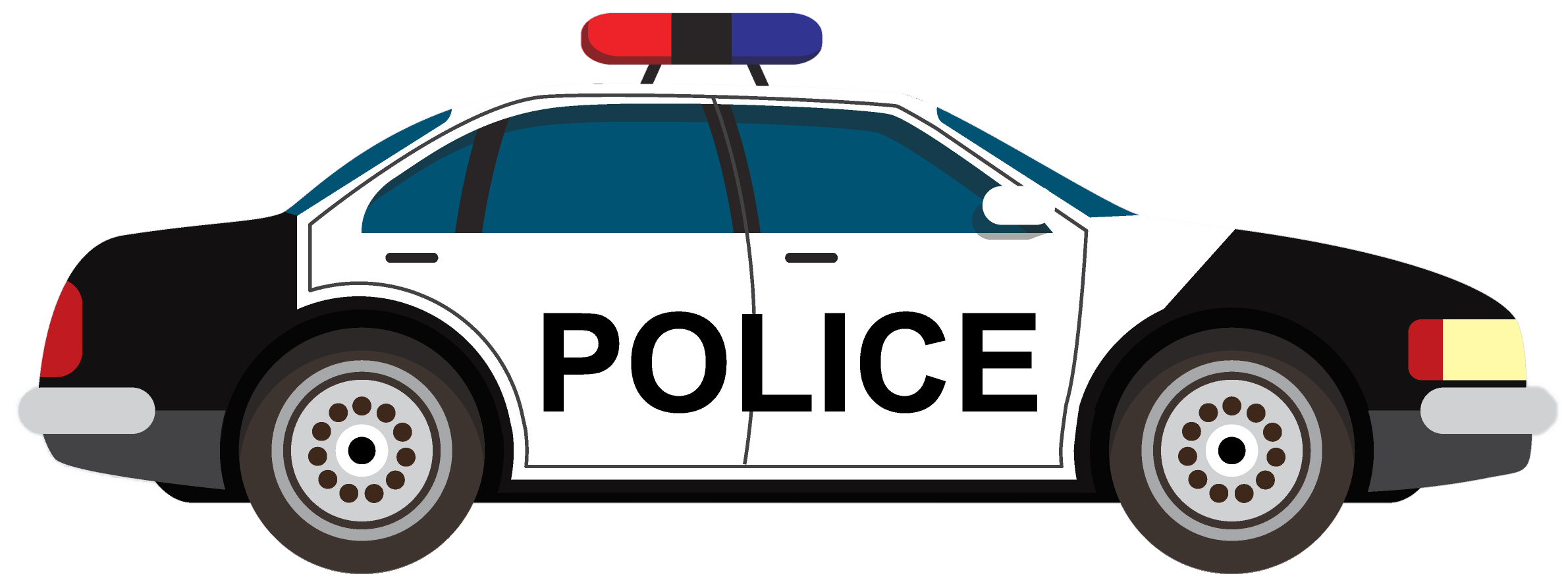 Police Car Background PNG Clip Art Image