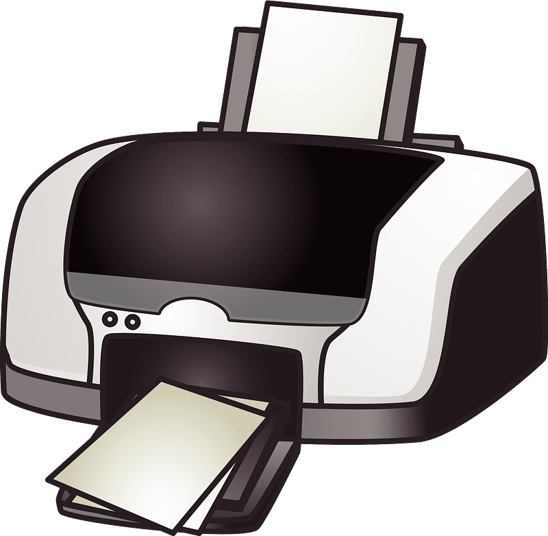 Printer PNG Clipart Background
