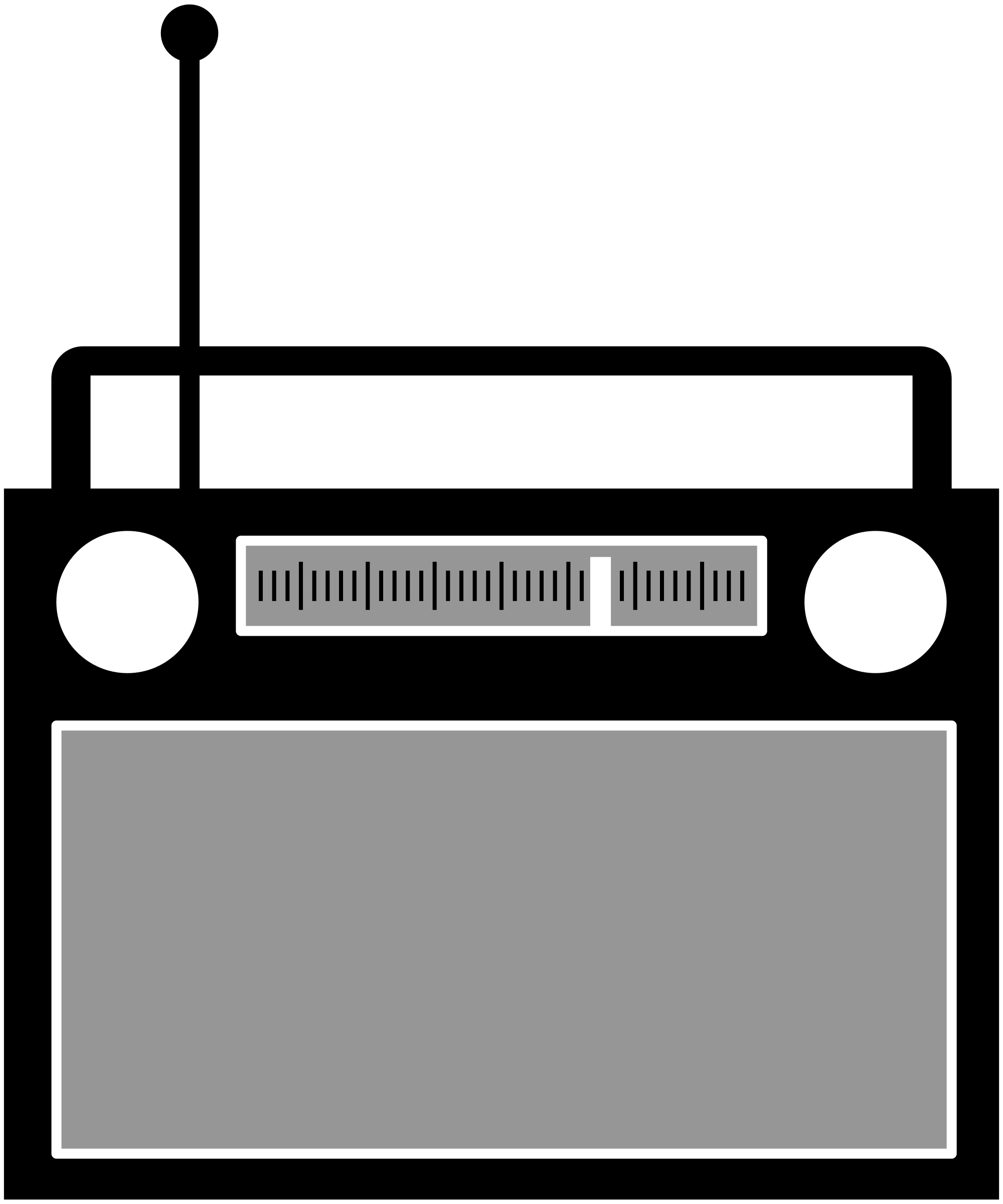 Radio Transparent File Clip Art