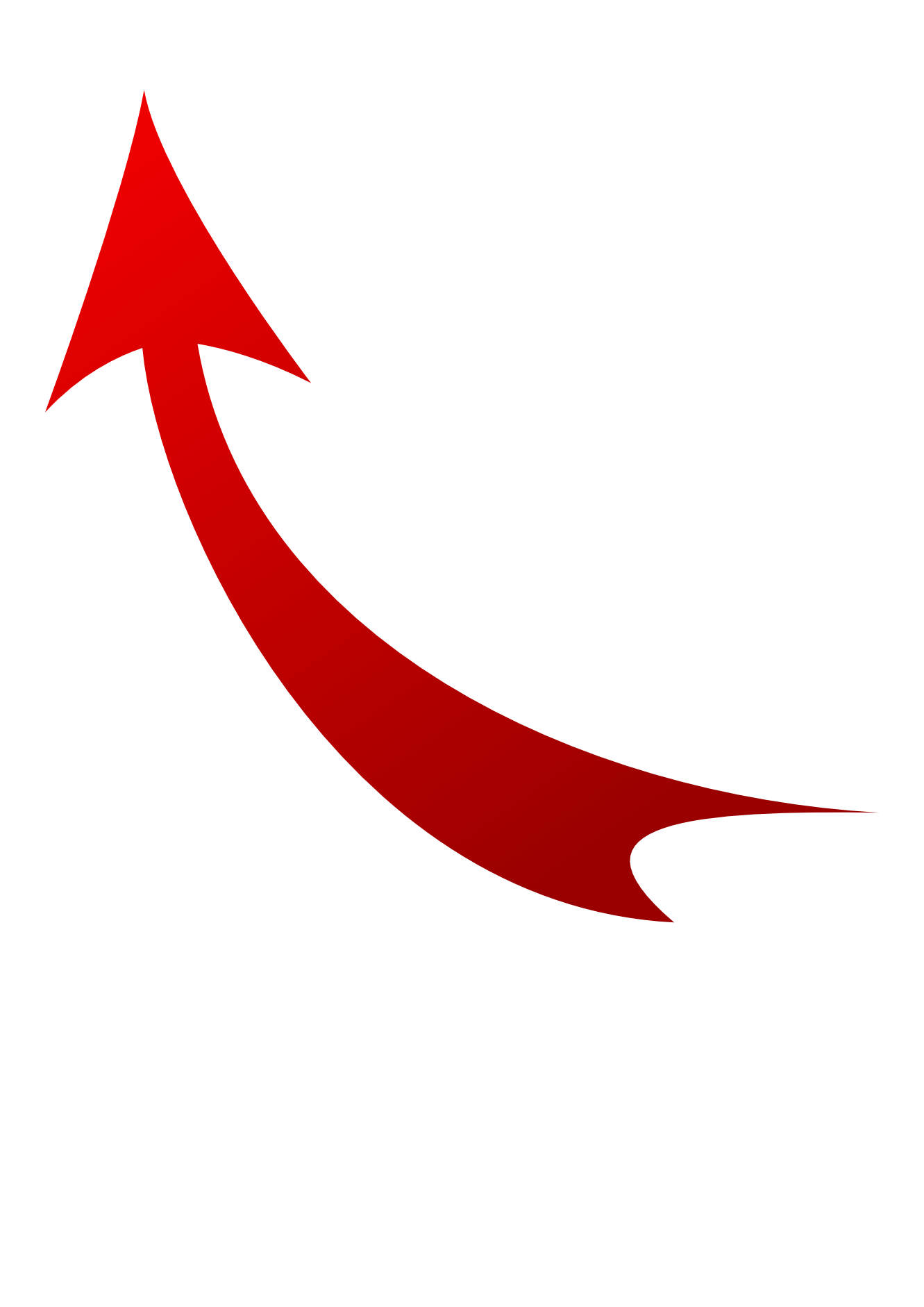 Red Arrow Background PNG Clip Art