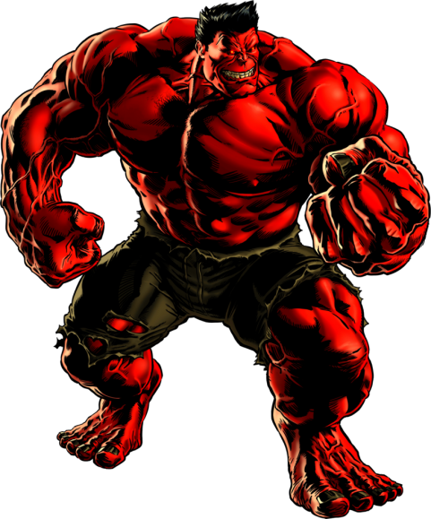 Red Hulk PNG Pic Background