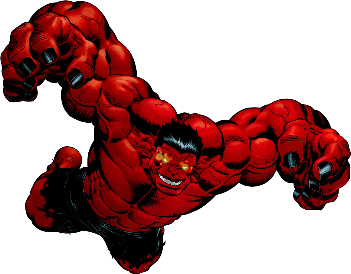Red Hulk Transparent Background