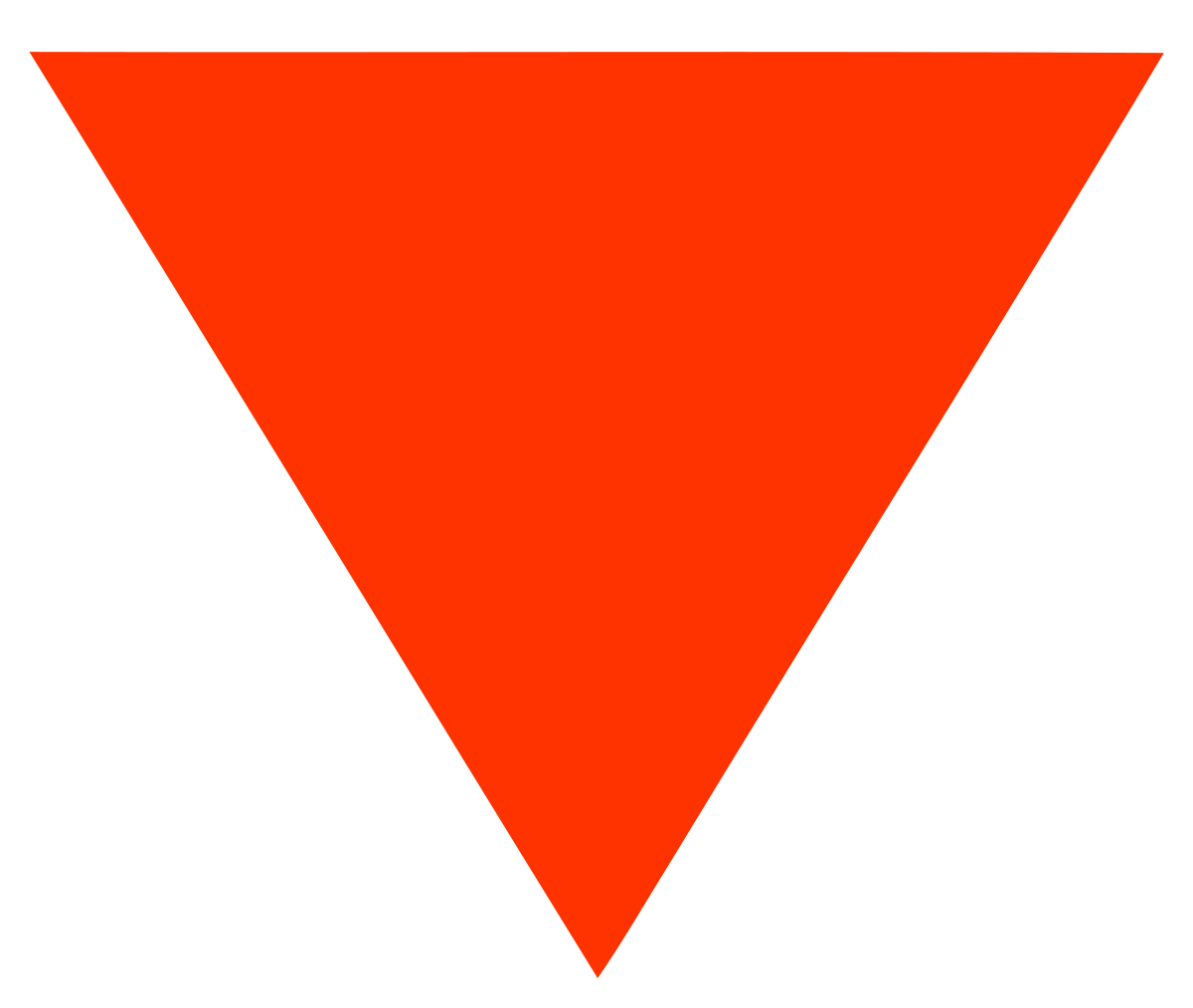 Red Triangle Free PNG