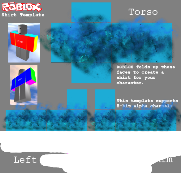 Roblox Shirt Template PNG Background