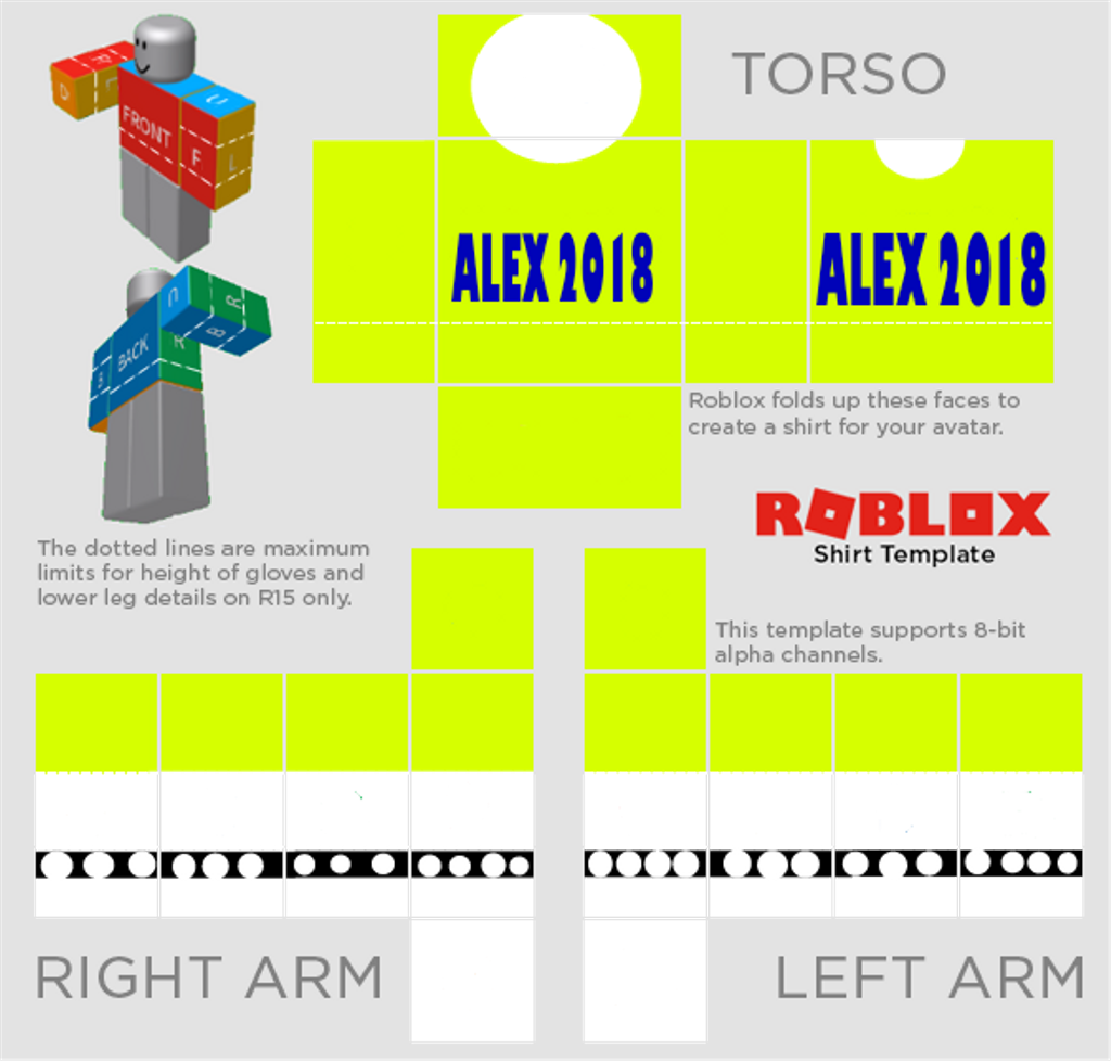 Roblox Shirt Template Transparent File - PNG Play