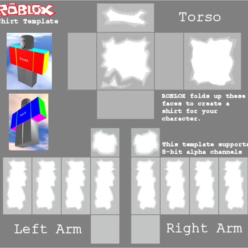 Roblox Shirt Template PNG Images HD