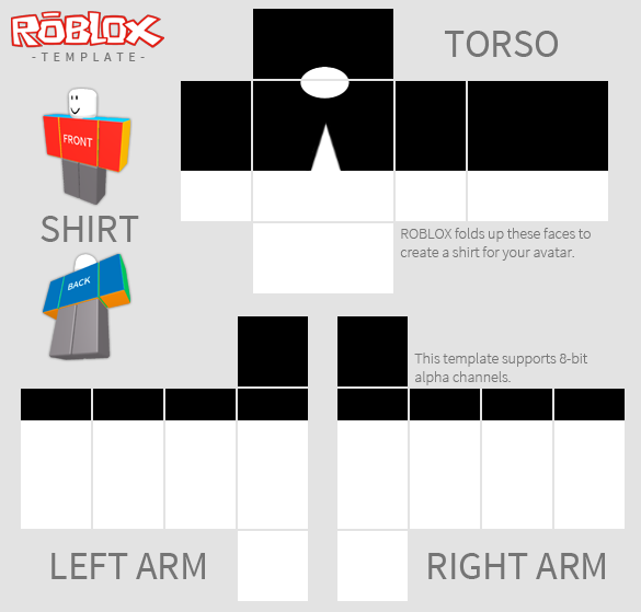 Roblox Shirt Template Transparent 