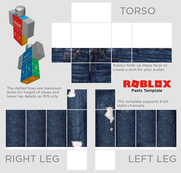 Roblox Shirt Template Transparent File