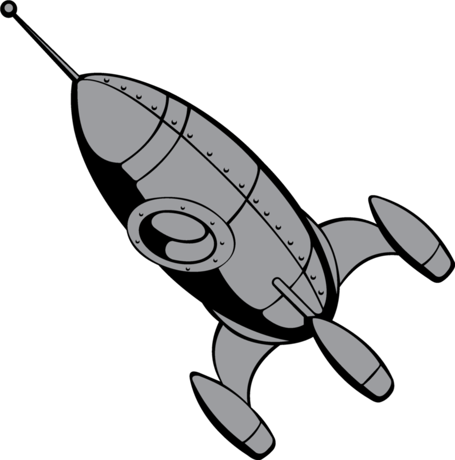 Rocket Background PNG Clip Art Image