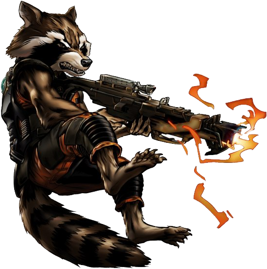 Rocket Raccoon PNG Free File Download