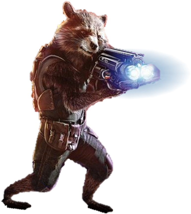 Rocket Raccoon PNG Pic Background
