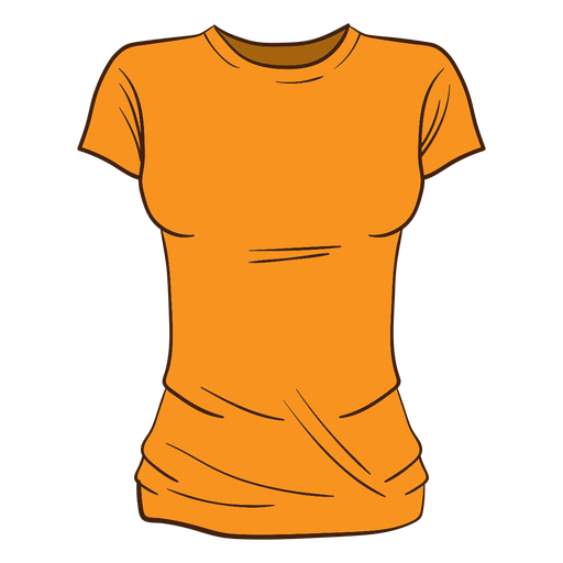 Round Neck T-Shirt PNG Background