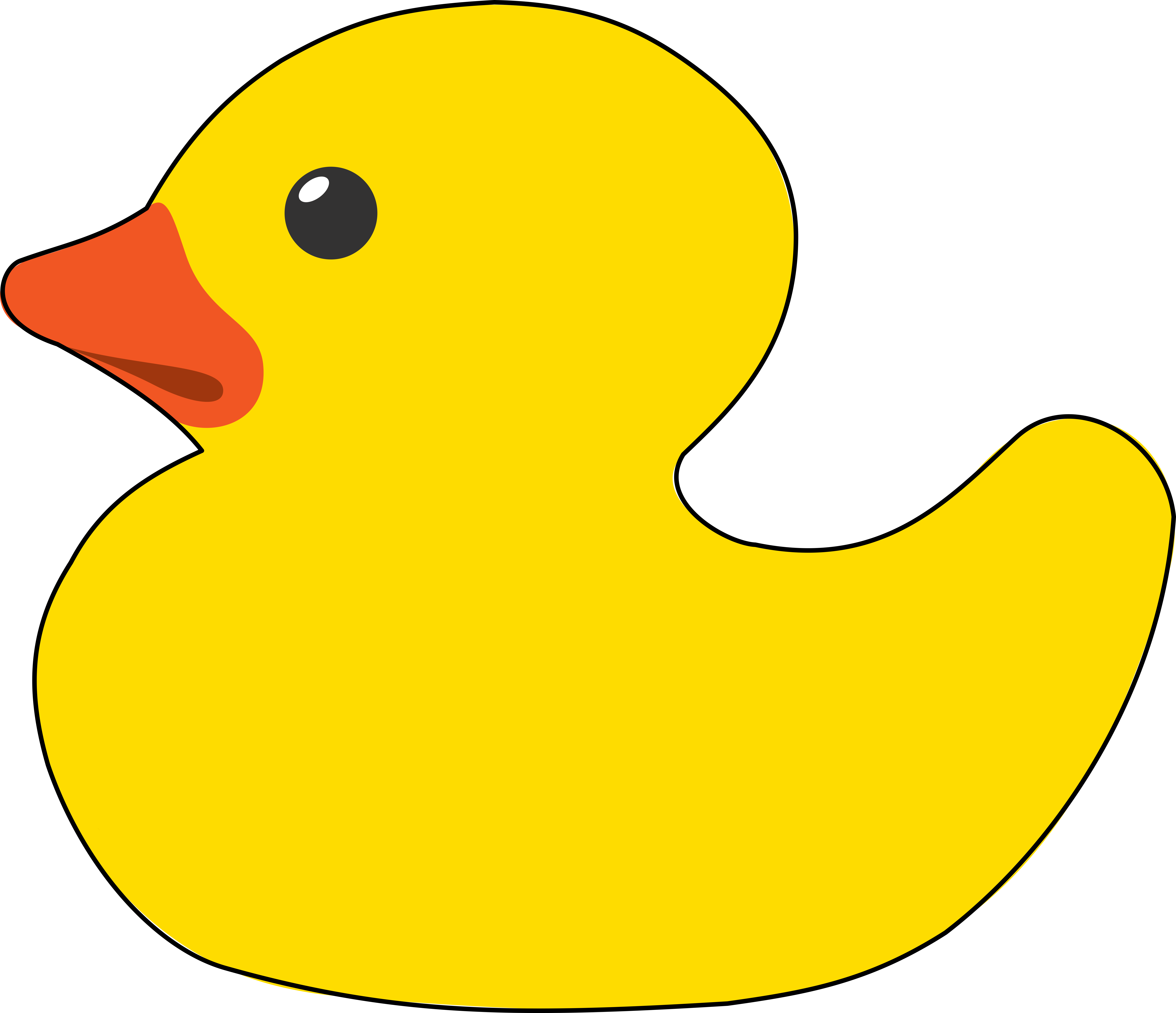 Rubber Duck Background PNG Clip Art Image