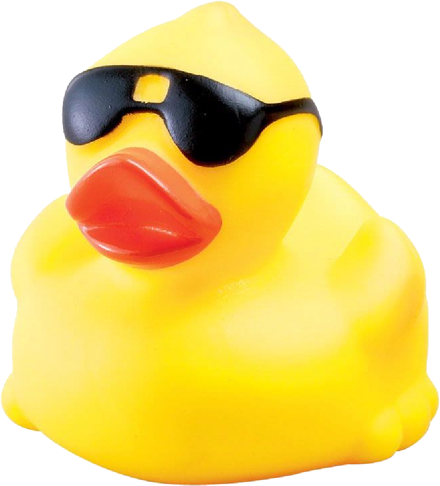 Rubber Duck Background PNG Image