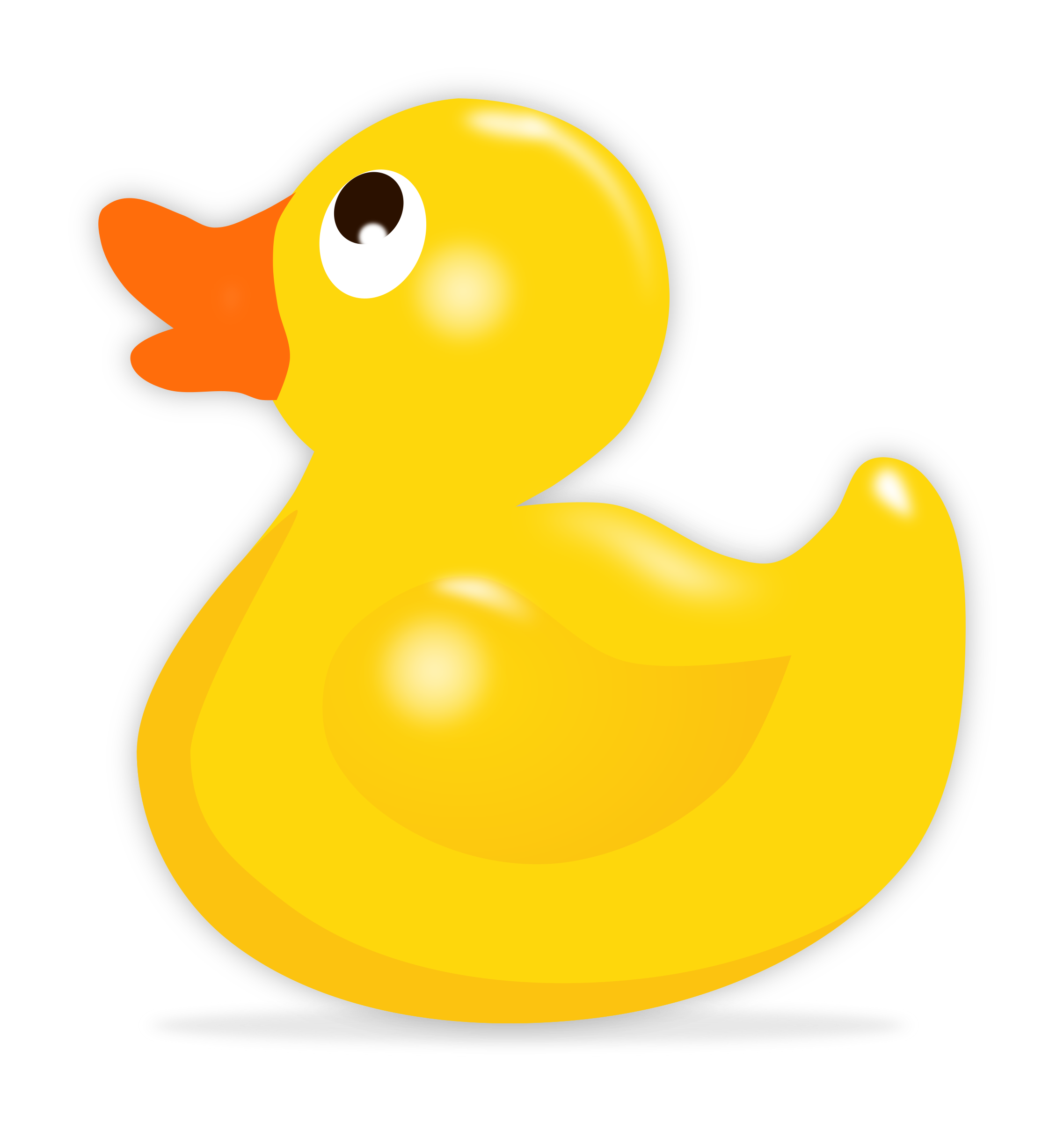 Rubber Duck Transparent Clip Art Background