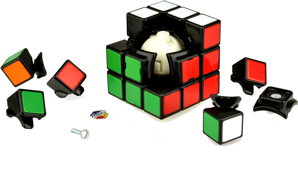 Головоломка Rubik's кубик Рубика 3х3. Устройство кубика Рубика 3х3. Механизм кубика Рубика 3х3. Что внутри кубика Рубика 3х3. Найти игру разбери кубик