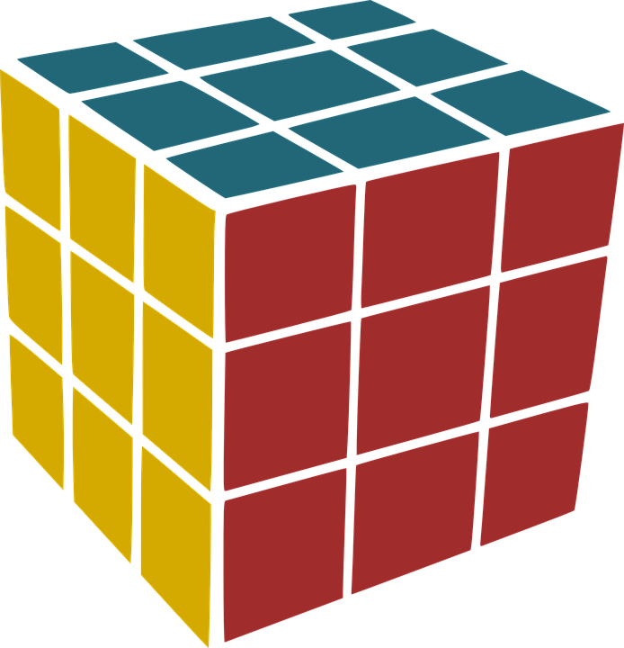 Rubik’s Cube Transparent Clip Art Background