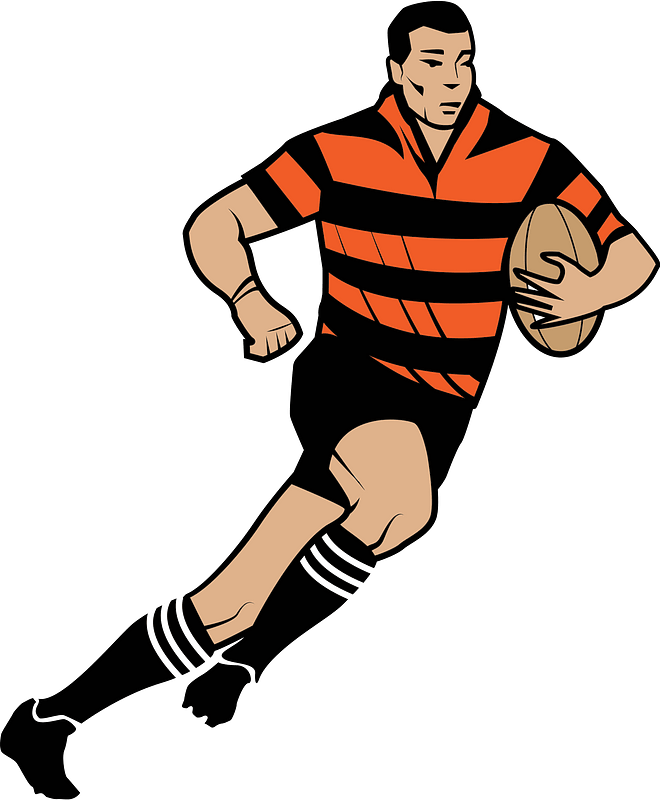 Rugby No Background Clip Art