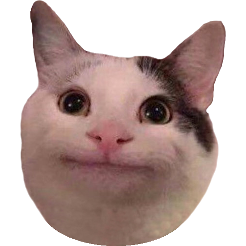 Sad Cat Meme PNG Free File Download