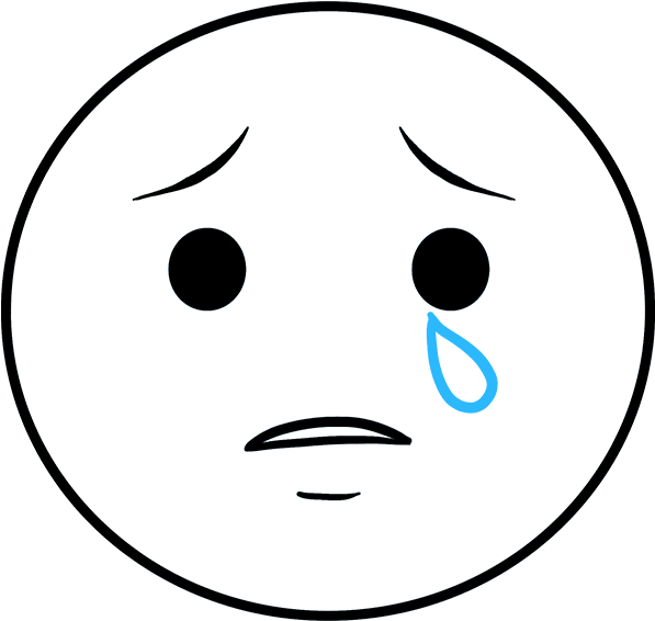 Sad Emoji PNG Clipart Background