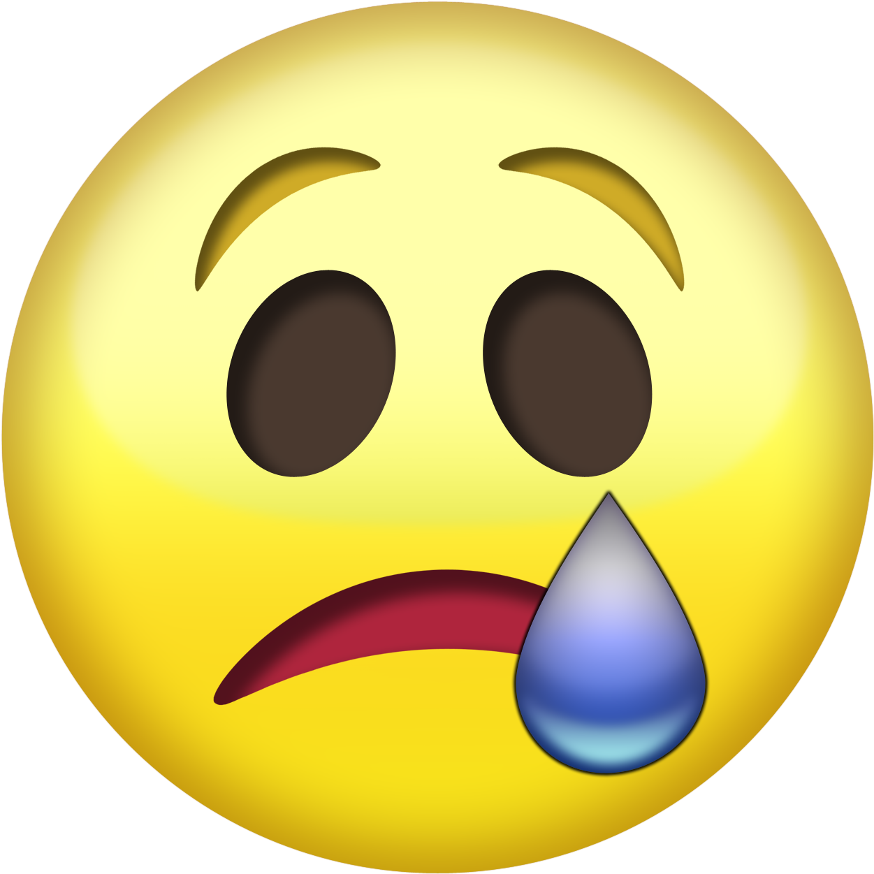 Sad Emoji PNG Pic Background