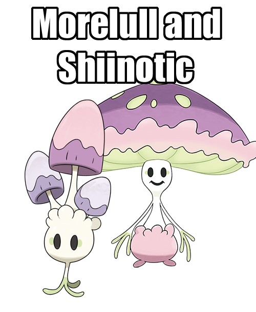 Shiinotic Pokemon Background PNG