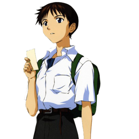 Shinji Ikari Transparent Background