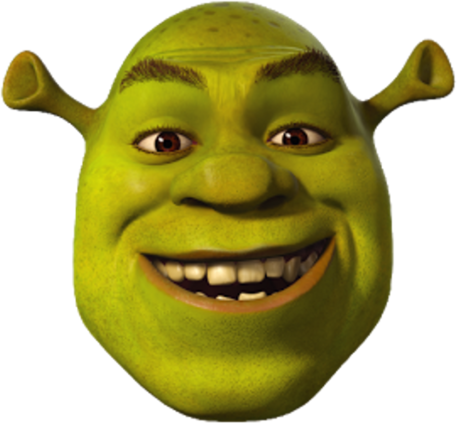 Shrek Meme Background PNG Image