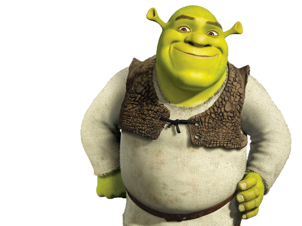 Shrek sin fondo