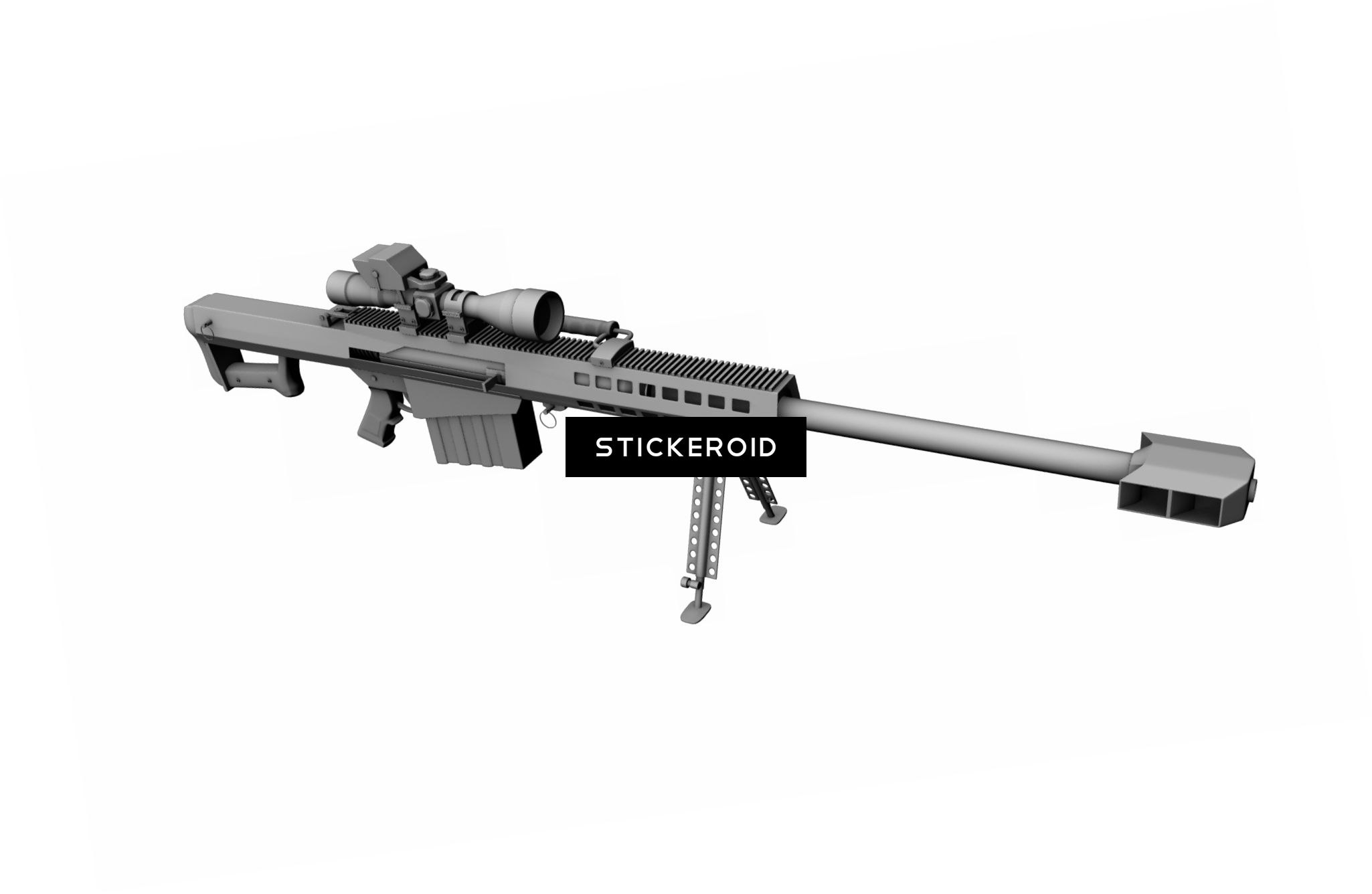 Sniper Rifle Transparent Free PNG Clip Art