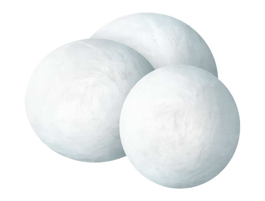 Snowball Background PNG Image