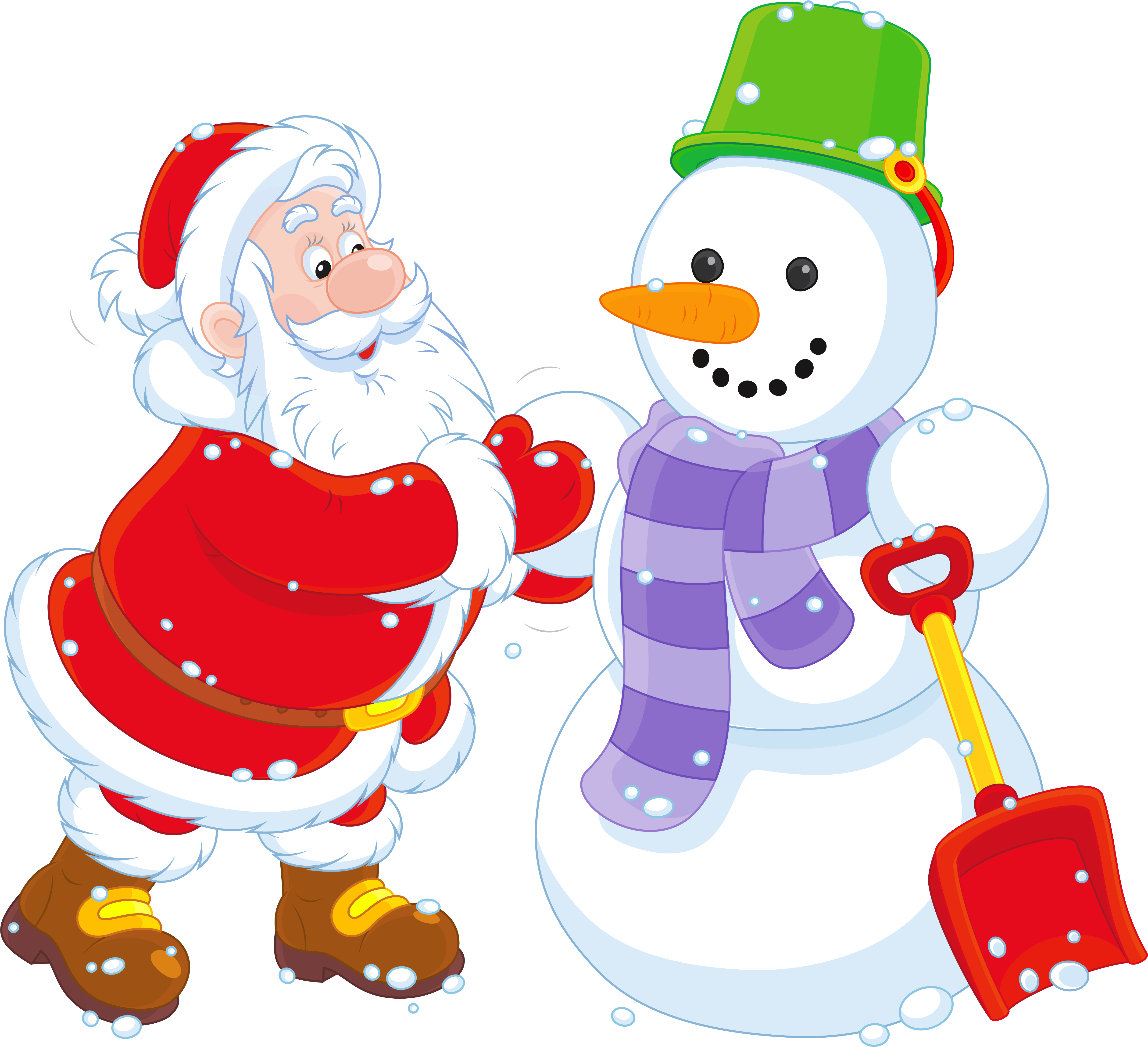 Snowman PNG Clipart Background