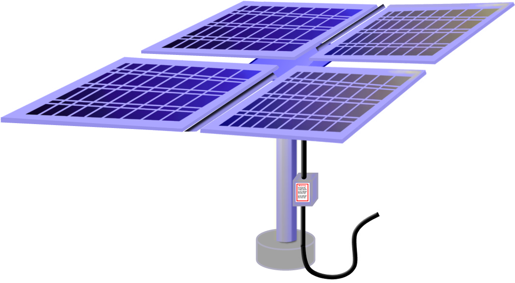 Solar Panel Background PNG Clip Art Image