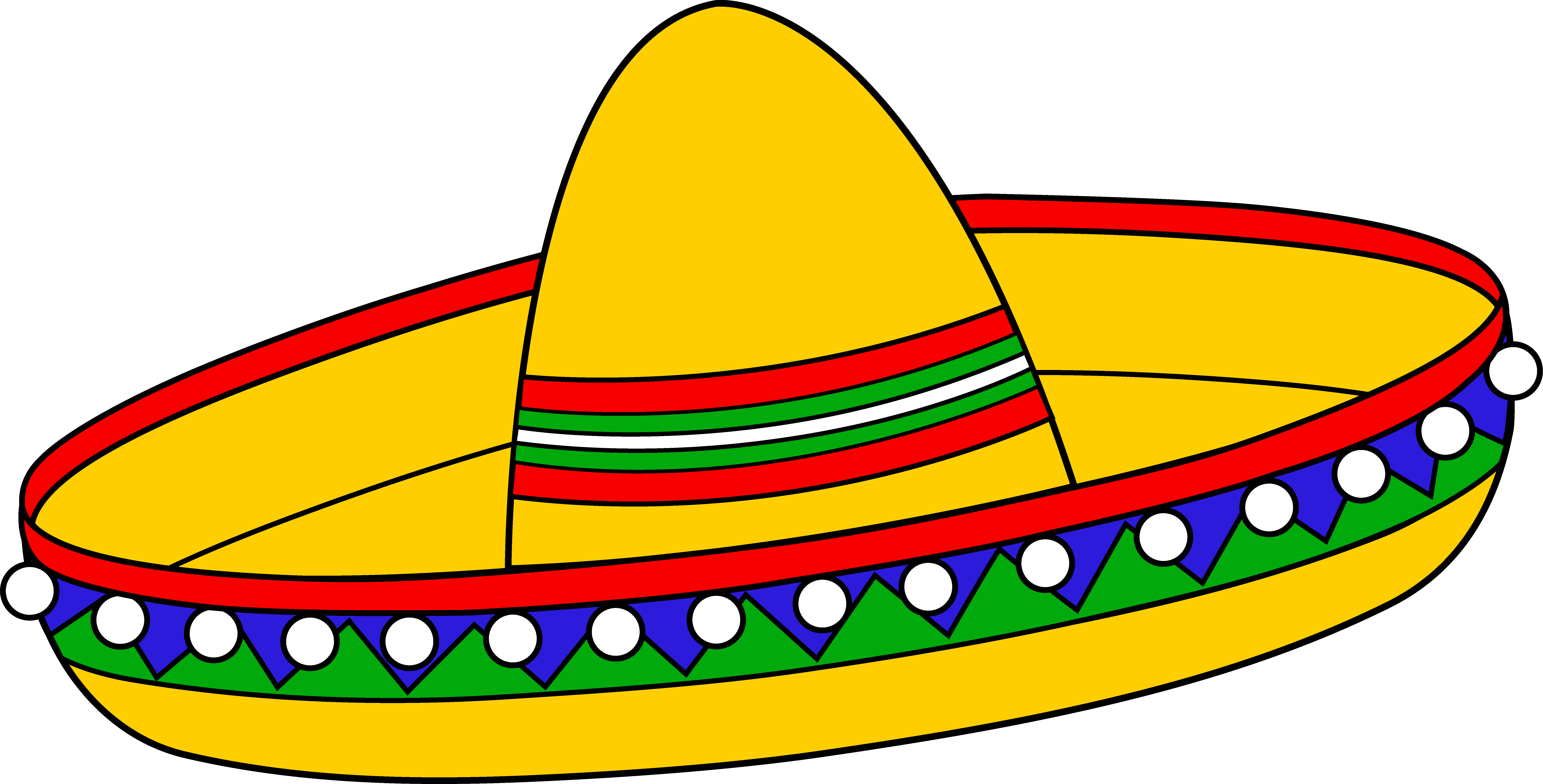 Sombrero Hat Background PNG Clip Art