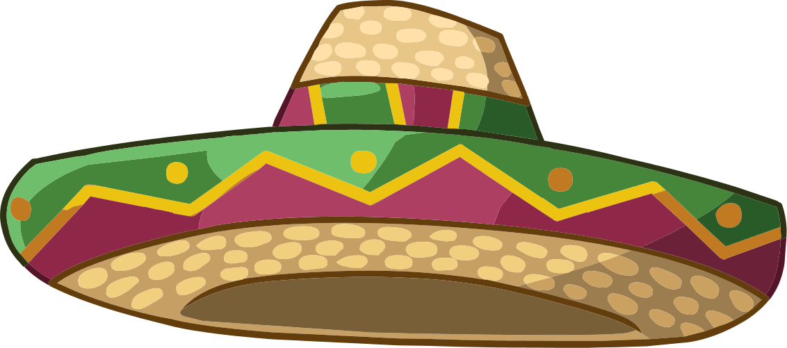 Sombrero Hat Background PNG