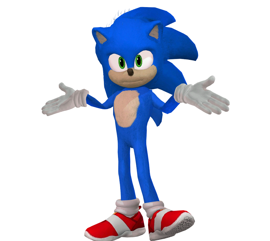 Sonic The Hedgehog Movie 2020 Transparent Background